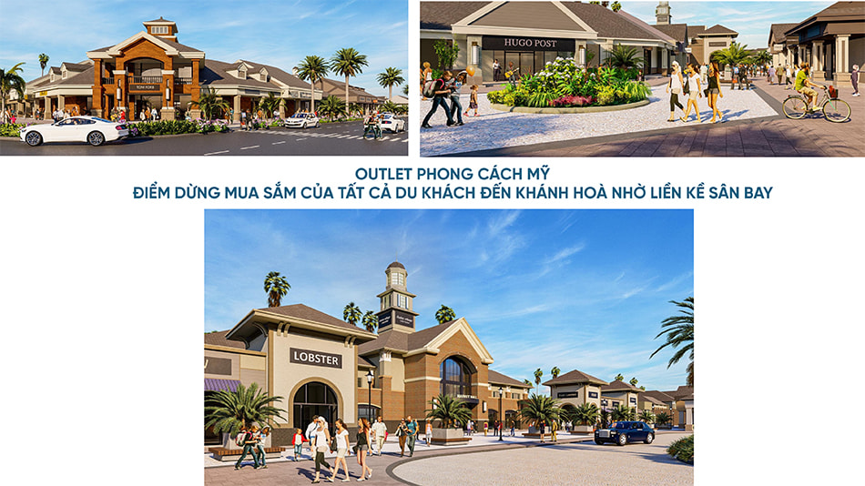 Trung tâm mua sắm Làng Outlet được lấy cảm hứng từ các trung tâm mua sắm của Mỹ